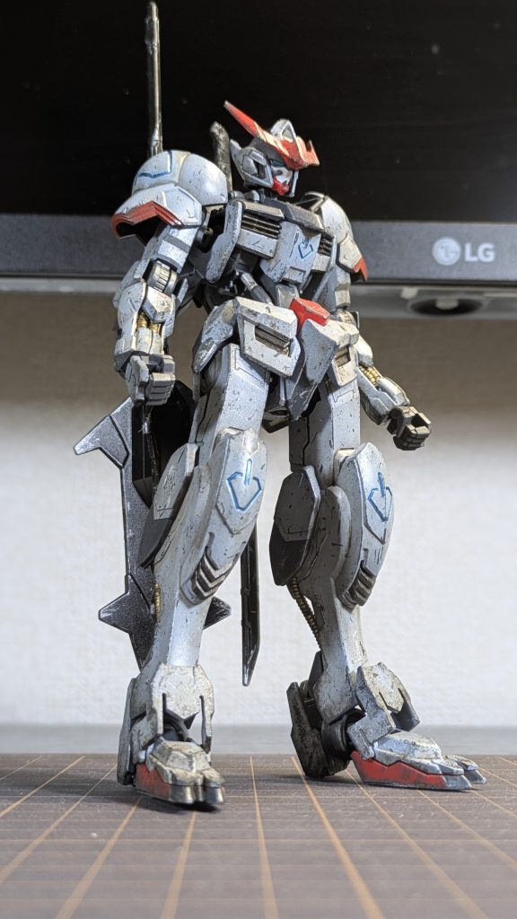 バルバトスのマシマシウェザリング全塗装–9枚目/制作者：@iwashi_pla