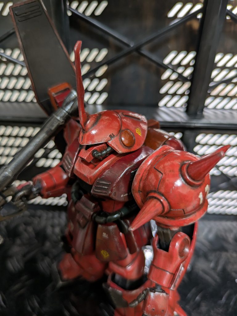 マラサイ（シャア専用機カラー）筆塗り全塗装