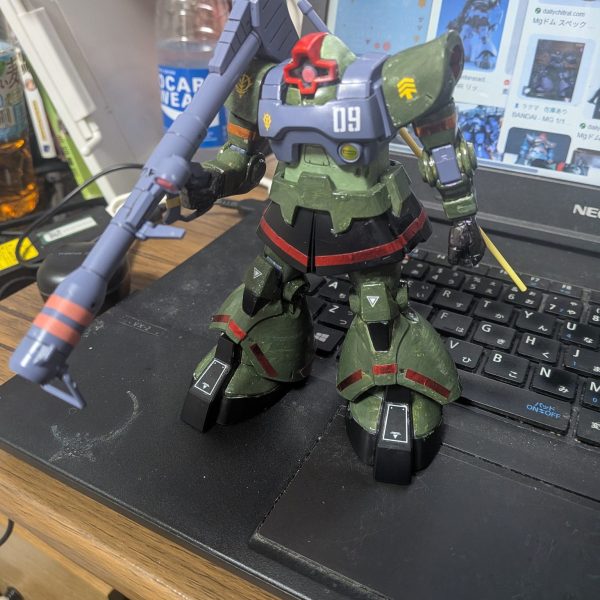 ドム残党軍風味・１００均マスキングテープとデカール仕様