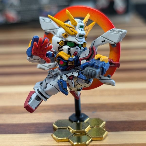 ガンダムスペリオルディファイン　ゴッドガンダム　塗装済み完成品　ケース付き ガンダムスペリオルディファイン ゴッドガンダム 塗装済み完成品