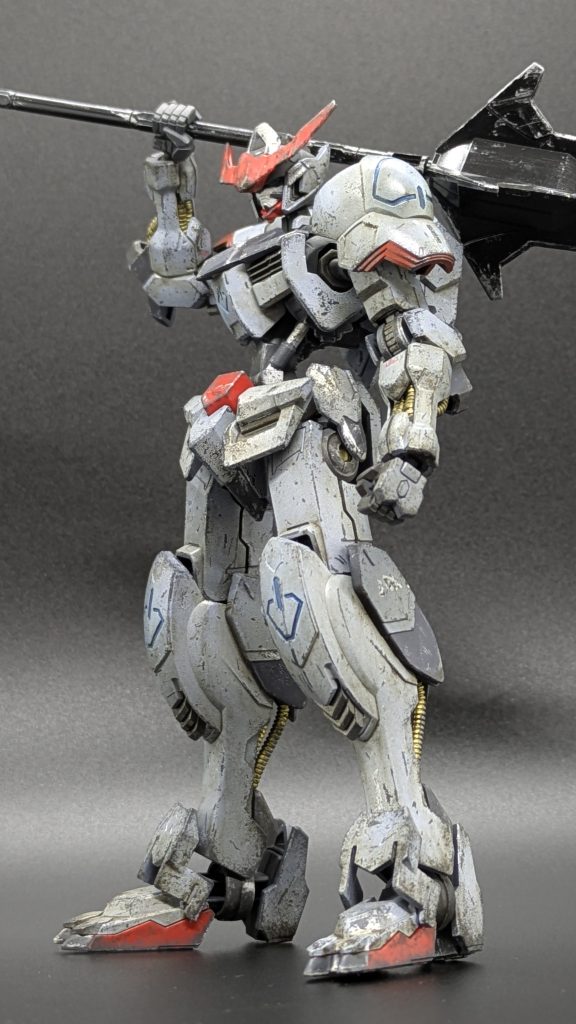 バルバトスのマシマシウェザリング全塗装–2枚目/制作者：@iwashi_pla