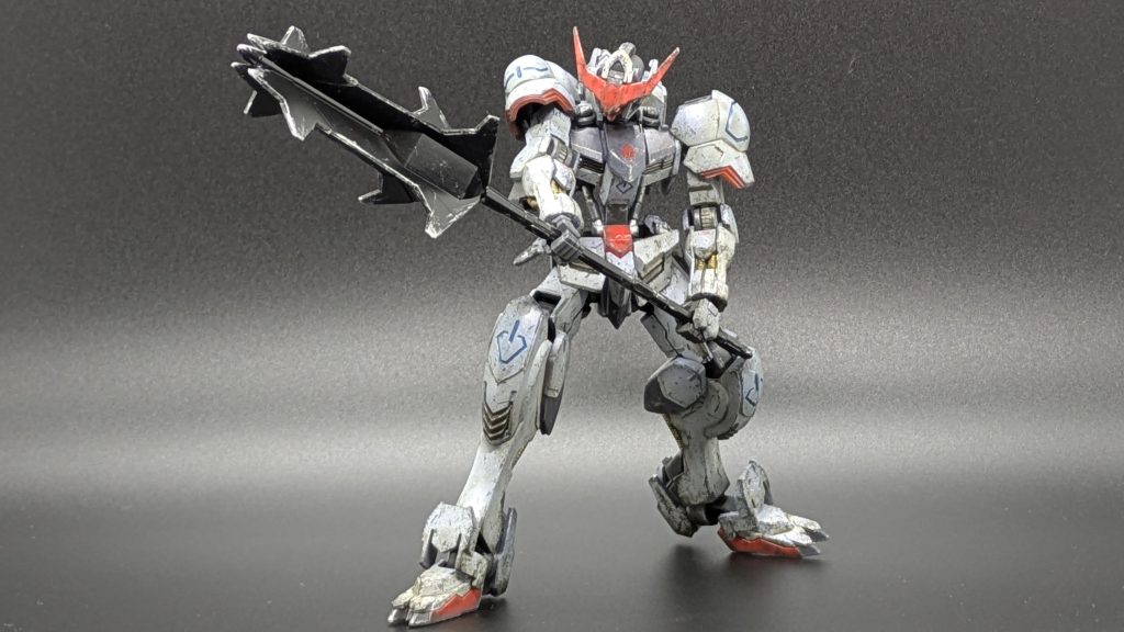 バルバトスのマシマシウェザリング全塗装–6枚目/制作者：@iwashi_pla