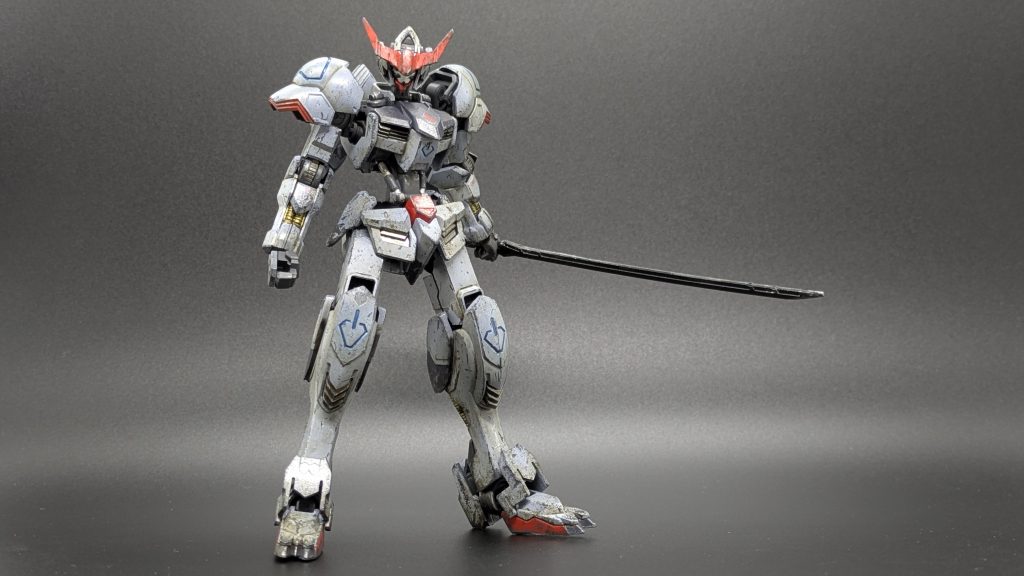 バルバトスのマシマシウェザリング全塗装–7枚目/制作者：@iwashi_pla