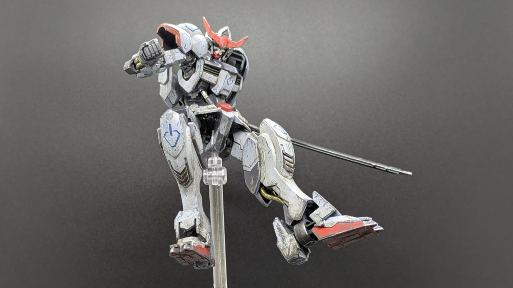 バルバトスのマシマシウェザリング全塗装–8枚目/制作者：@iwashi_pla