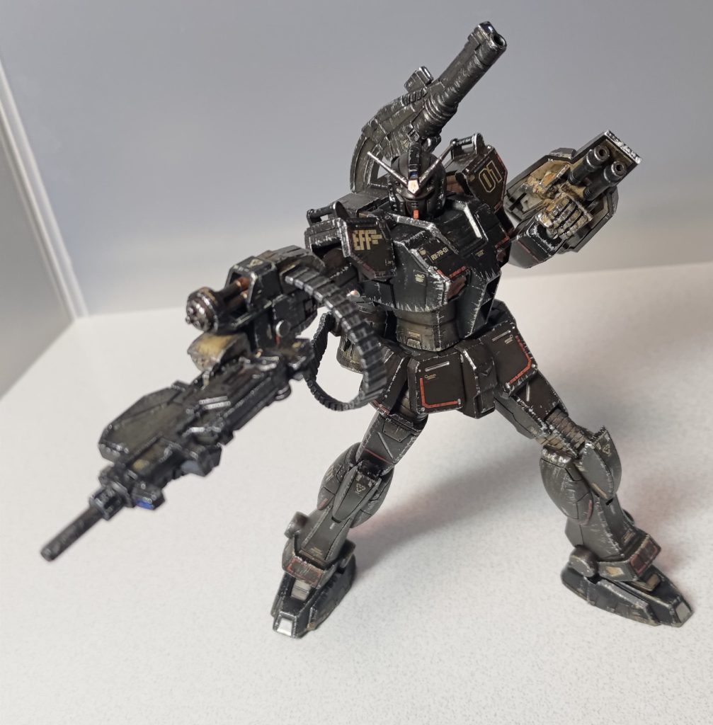 ガトリングと一緒に、右腕フルバースト!