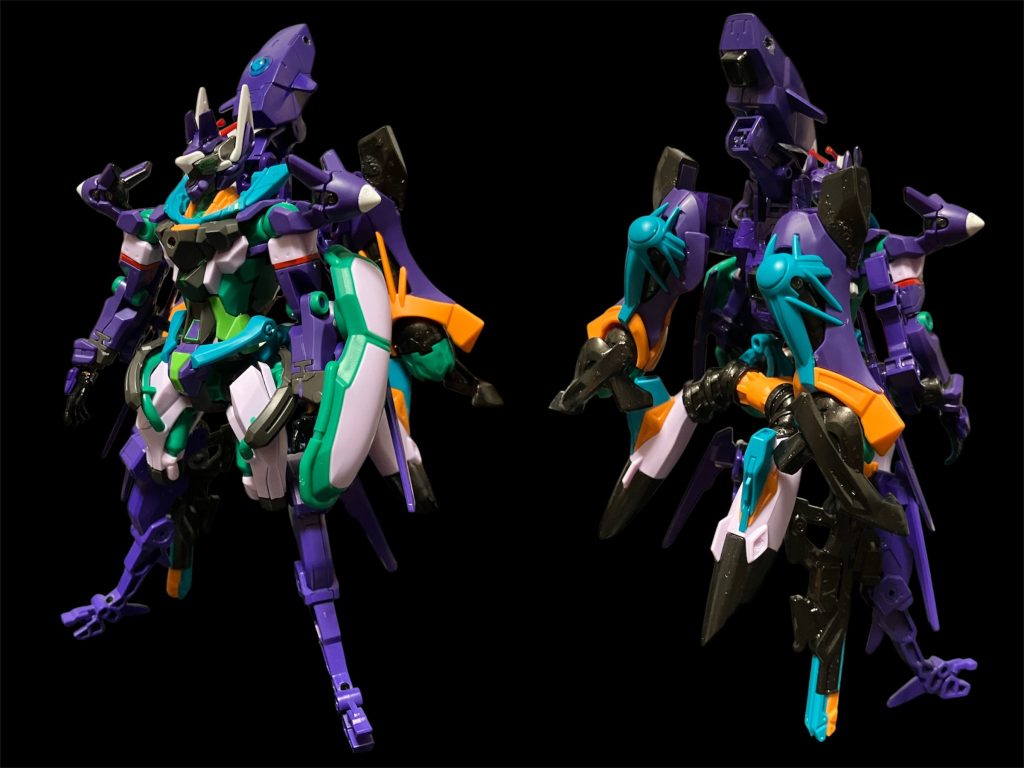 正面。30mmドッグメカとミキシングして、気分はアニマル^_^