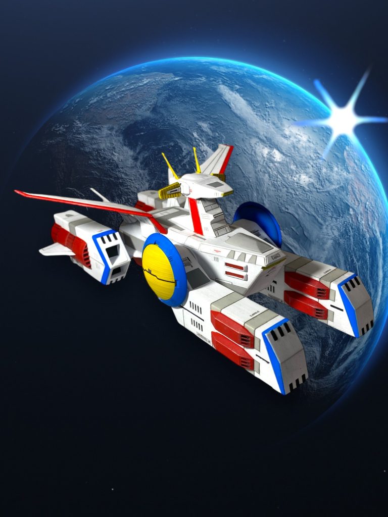 旧キット1/1200ホワイトベース–4枚目/制作者：丸五ワークス