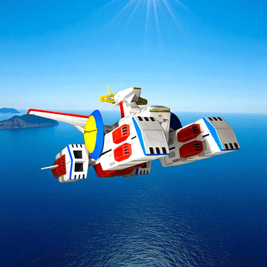 旧キット1/1200ホワイトベース–5枚目/制作者：丸五ワークス