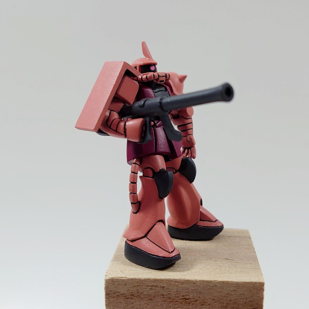 チョコサプ・シャア専用ザク–5枚目/制作者：しらいし