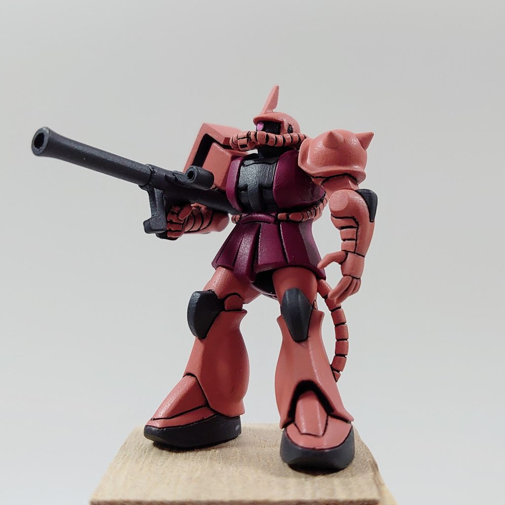 チョコサプ・シャア専用ザク–3枚目/制作者：しらいし