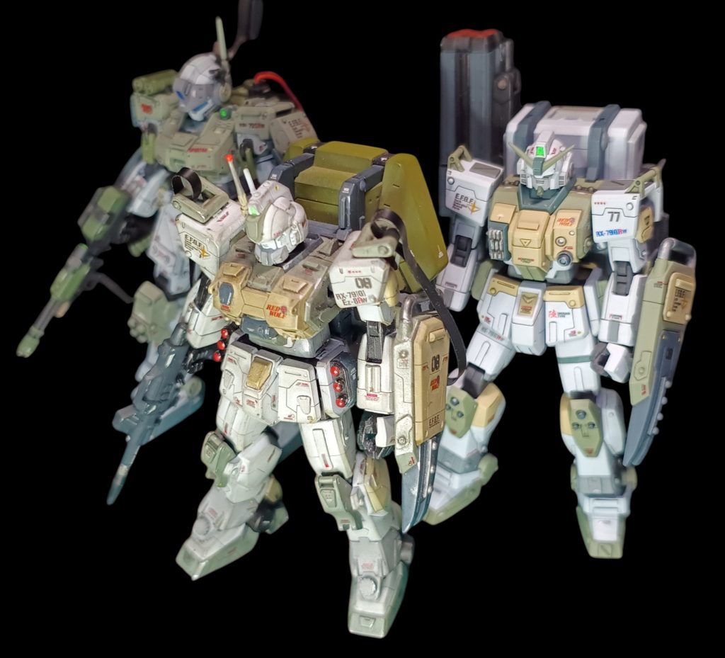 スパルタン追加。コレで小隊にしようと思ったのですが、スパルタンは、イマイチ同化しないので陸ジが欲しくなりました。入手難ですが😭