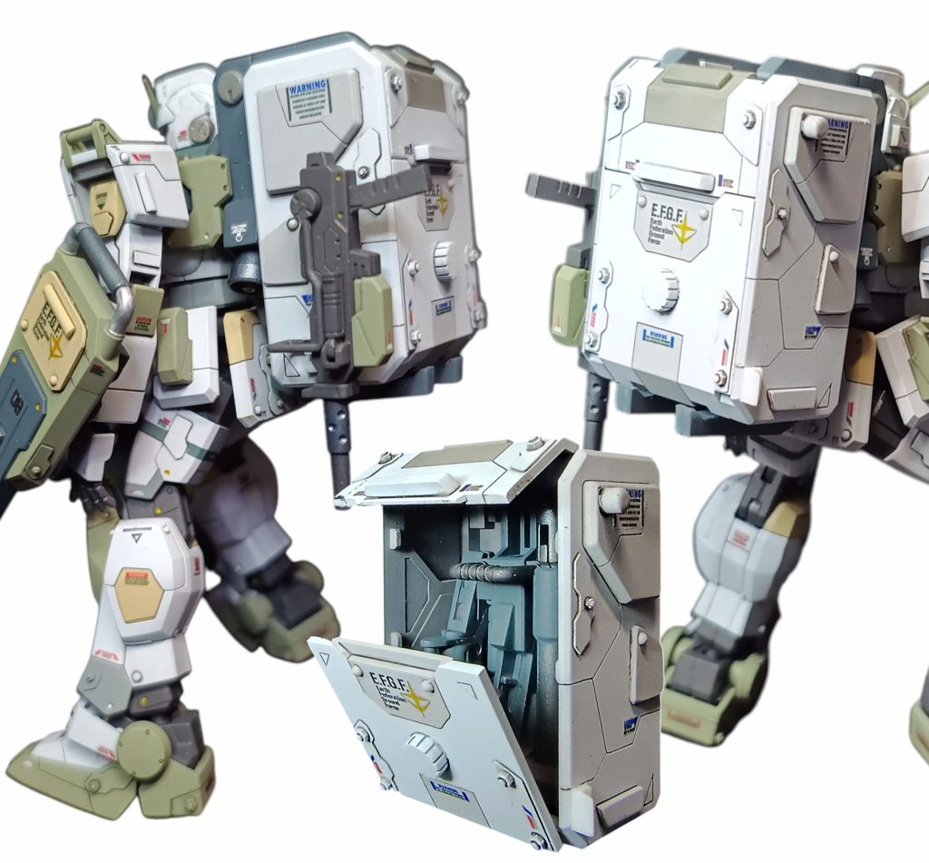 このコンテナは、内部のディテールの割には外側がシンプルだったのでディテールを追加、暫くコンテナ萌してました😆