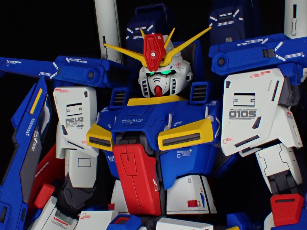 1/100 MG ZZガンダム Ver.Ka 強化型 アニメカラー　頭部全面改修