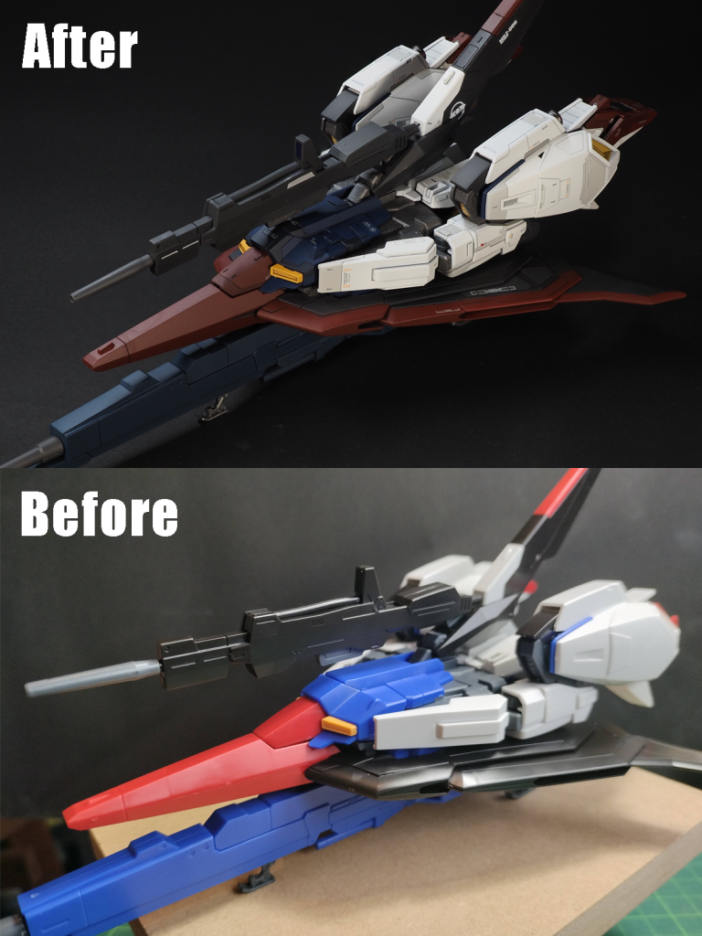 ウェーブライダーのビフォーアフター。