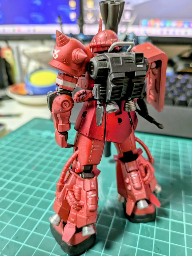 シャア専用高機動型ザクⅡ　マットキャンディー塗装–3枚目/制作者：negiseizinjp