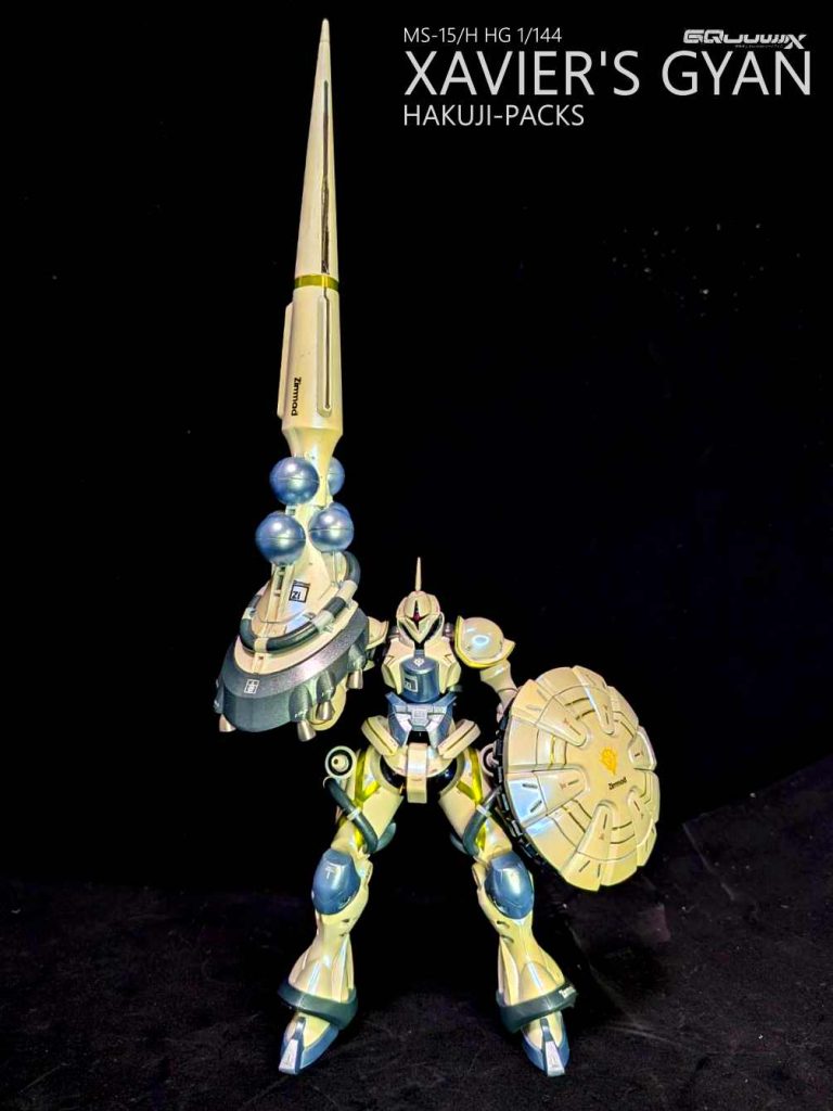 エグザベ専用ギャン（ハクジ装備）②　サファイアブルーパール仕上げ–5枚目/制作者：しうまい