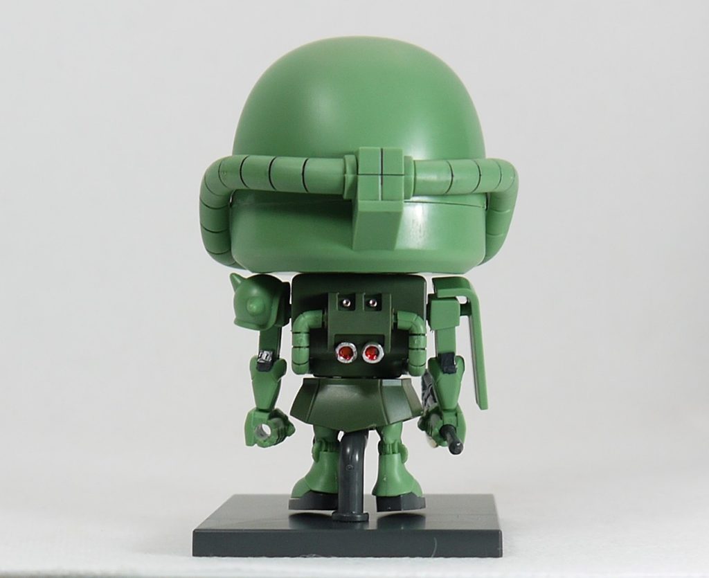 　このザクプラくん、一般販売以前のものは茶殻が入っているとかでしたが、普通のプラですね。ガンプラくんみたいな新素材LIMEX（ライメックス）でもありません。