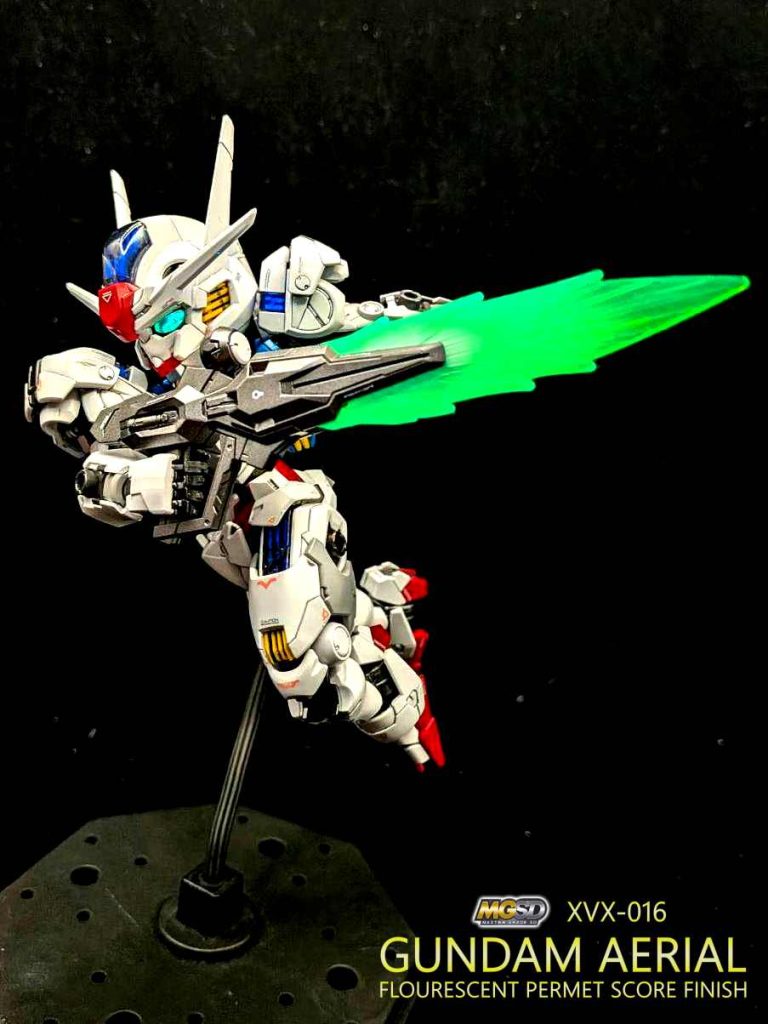 MGSD ガンダムエアリアル パーメットスコア蛍光発色–9枚目/制作者：しうまい