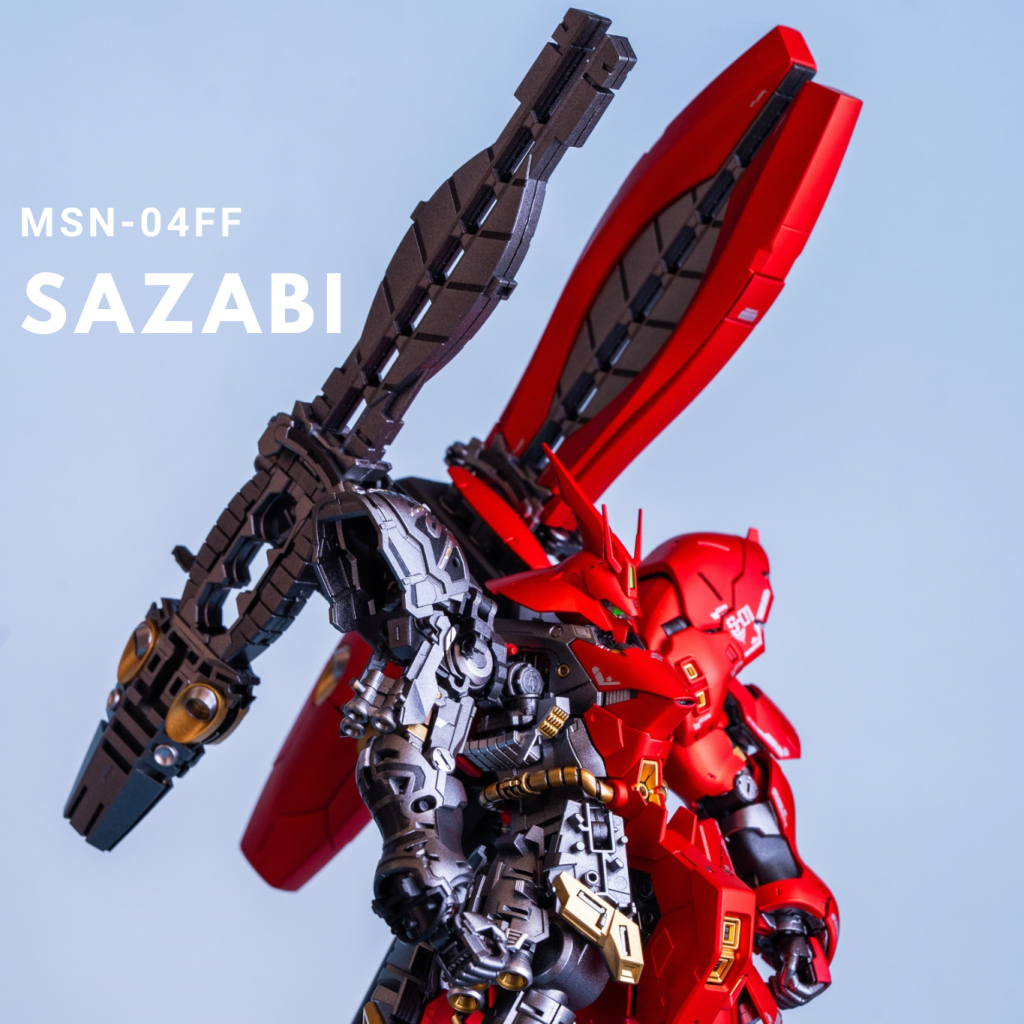 RG サザビー ガンプラ 塗装済完成品 艶消し マット仕上げ