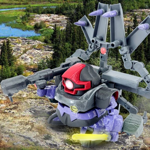 ジオン驚異のメカニズム？ SDドム&キケロガⅡのコンビネーション。