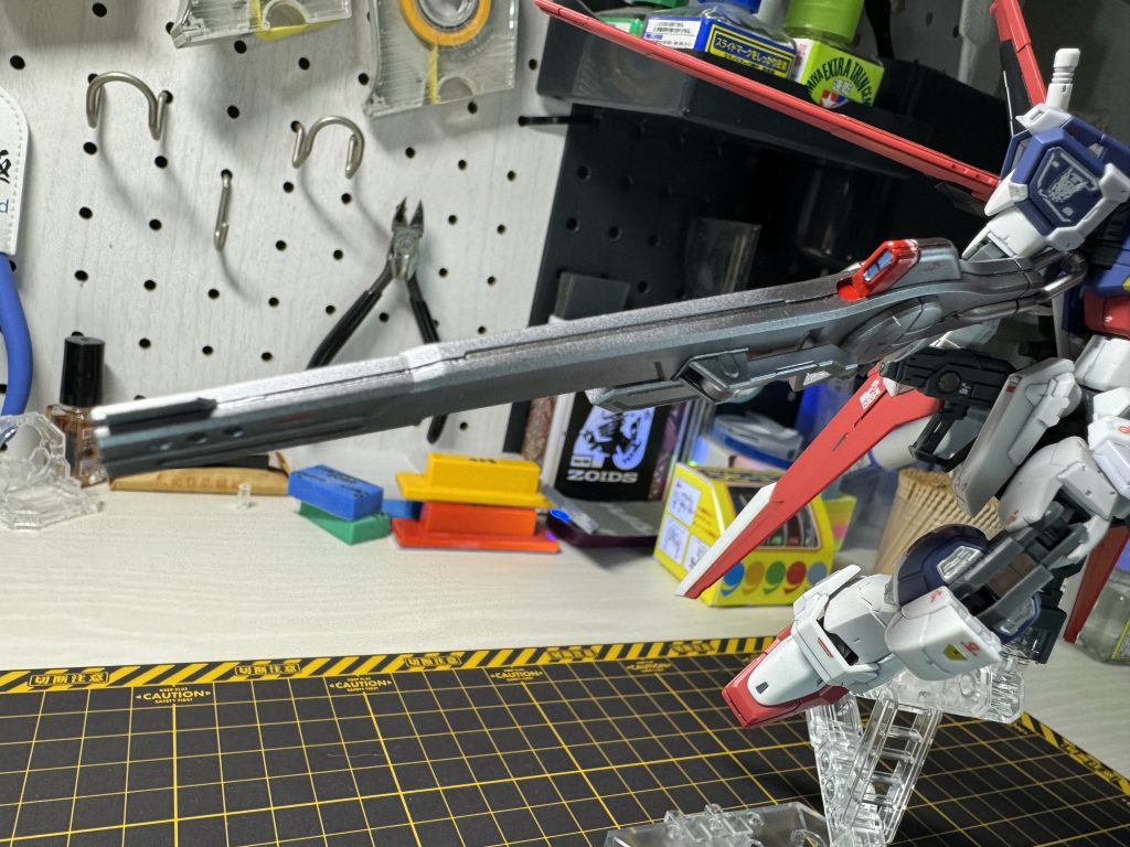今回はレールガンのみ全塗装w合わせ目は段落ちモールド化しました(下手くそですが…)