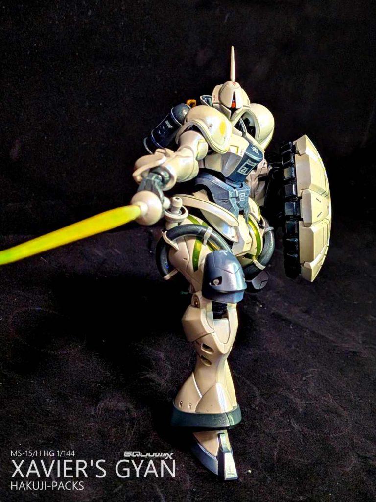 エグザベ専用ギャン（ハクジ装備）②　サファイアブルーパール仕上げ–3枚目/制作者：しうまい