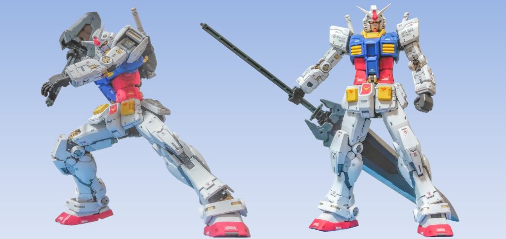 RGガンダム2.0、胸部ダクトの小型化