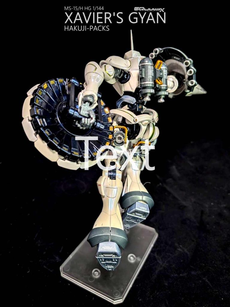 エグザベ専用ギャン（ハクジ装備）②　サファイアブルーパール仕上げ–7枚目/制作者：しうまい