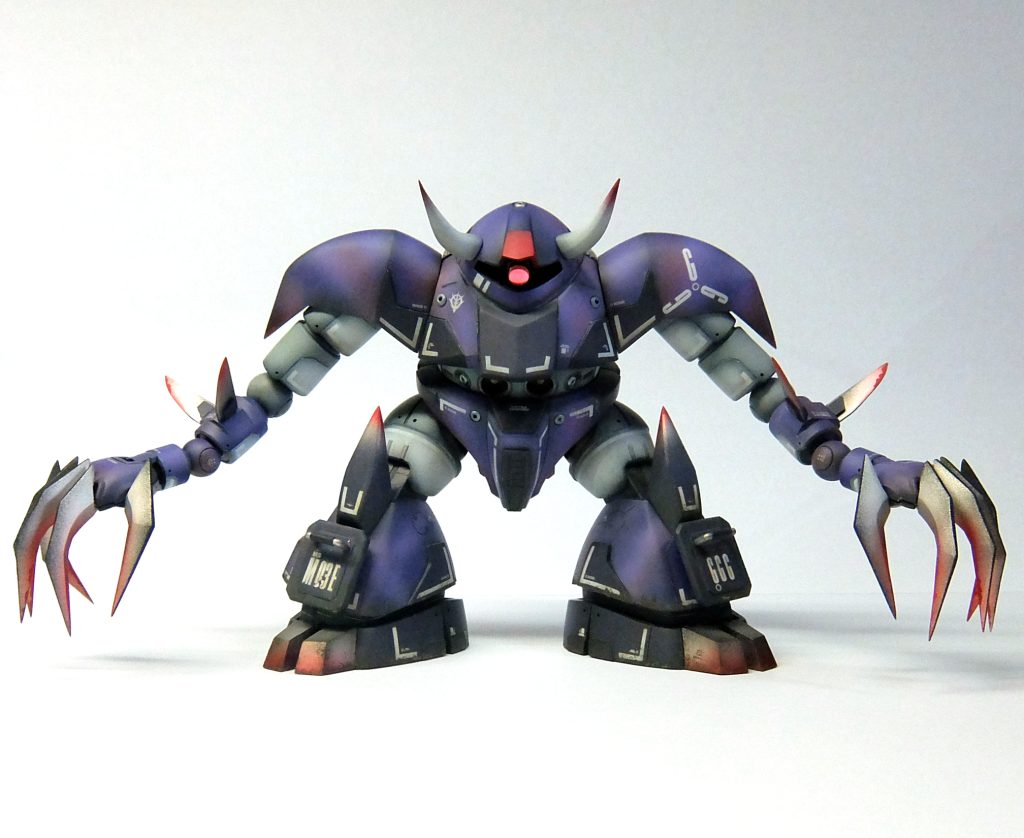 股関節まわりが、パンツからはえてる太いもも、で子供っぽくて可愛い？感じやな～ちょっと位置ずらしてイメージ変えれるかな？→股関節片側6mm幅増し。　わっ！やってから気づいた！足入れへん！　パンツ外側カット・・・ずんぐりむっくりとした体型を強調したいなー→ふくらはぎ外側、ホバー機構があるよって感じで幅増し！→もも中央部でカットして4mm短縮で短足化。