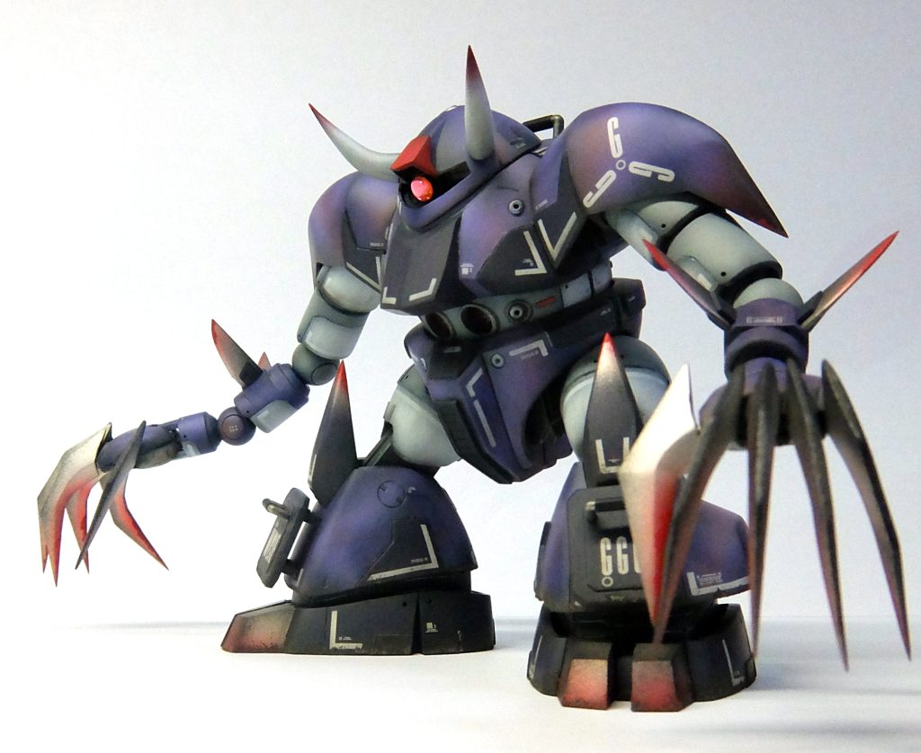 なんか角つけたいなー→プラ板重ねて削り出し！