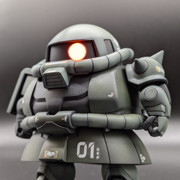 EXCEED MODEL ザクヘッド　量産機カラー　② 現地改修　塗装完成品 EXCEED MODEL ザクヘッド 量産機カラー ② 現地改修 塗装完成品