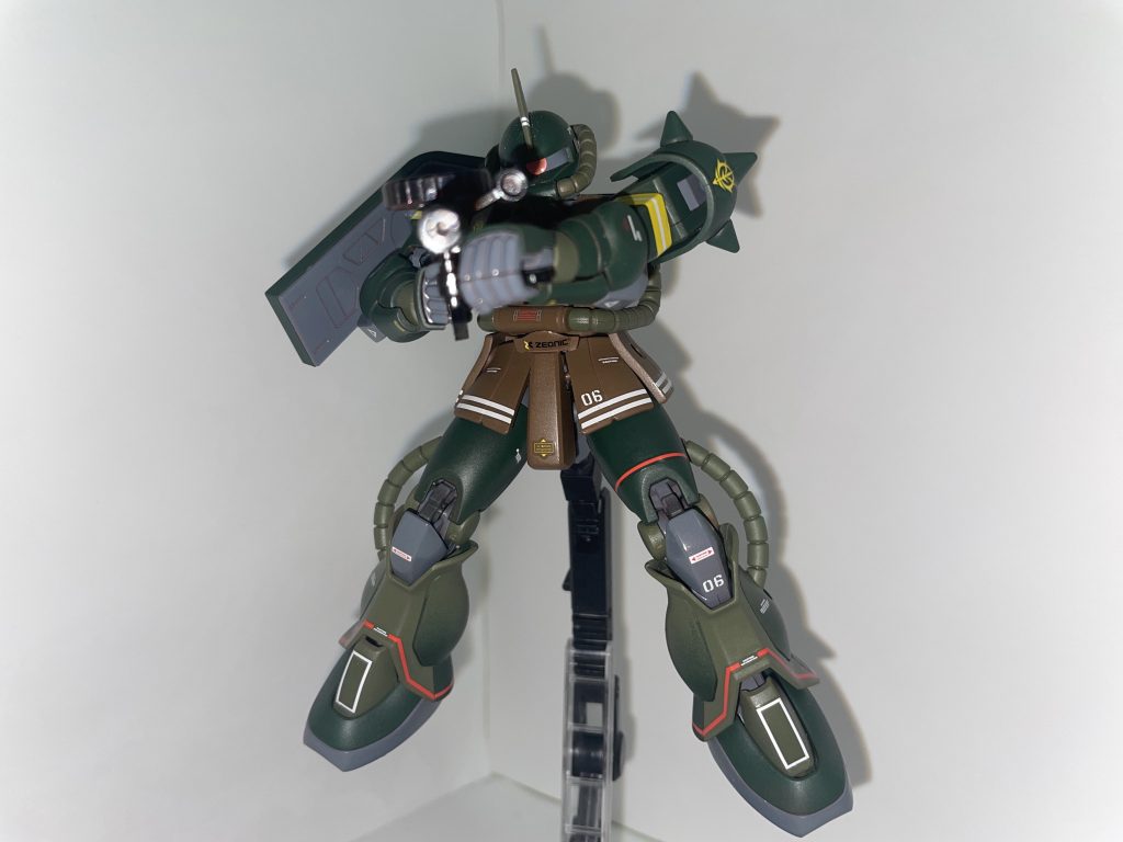 MS-06S/ザクⅡ［ノイエン・ビッター仕様］〔正式名 ガンダムベース限定 ザクⅡ(21st CENTURY REAL TYPE Ver.)〕【パルスアレンジ・オブ・カラーモデル】–8枚目/制作者：【電幻龍メンバーズ】ドラグーンの開発部