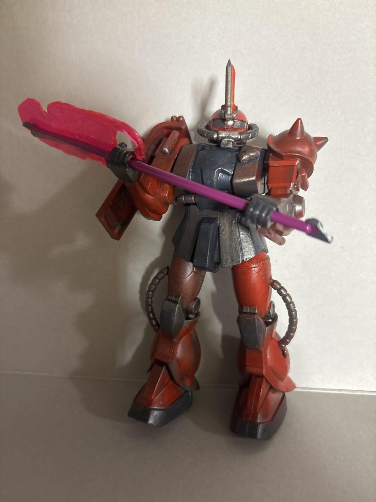 ランナーパーツでビームアクス風をつくりました