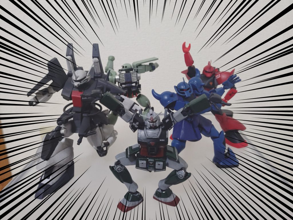 旧キットフル可動特戦隊!!!!    …以上だ!!  皆からのイイネ、熱いツッコミ、もといコメント待ってるぜ!! それじゃ!!