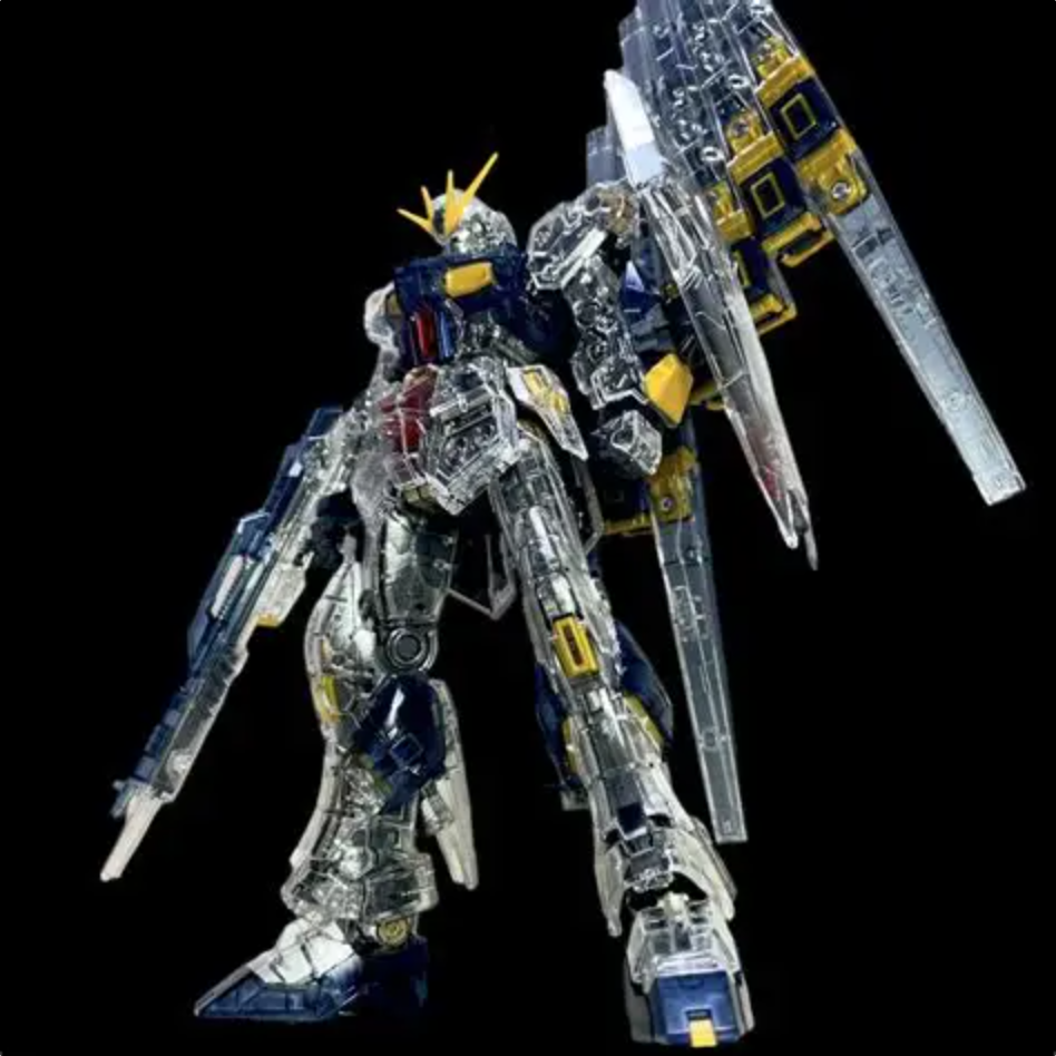 限定 RG νガンダムHWS クリアー版 限定品レビュー】RG 1/144 νガンダムHWS [クリアカラー] − “THE