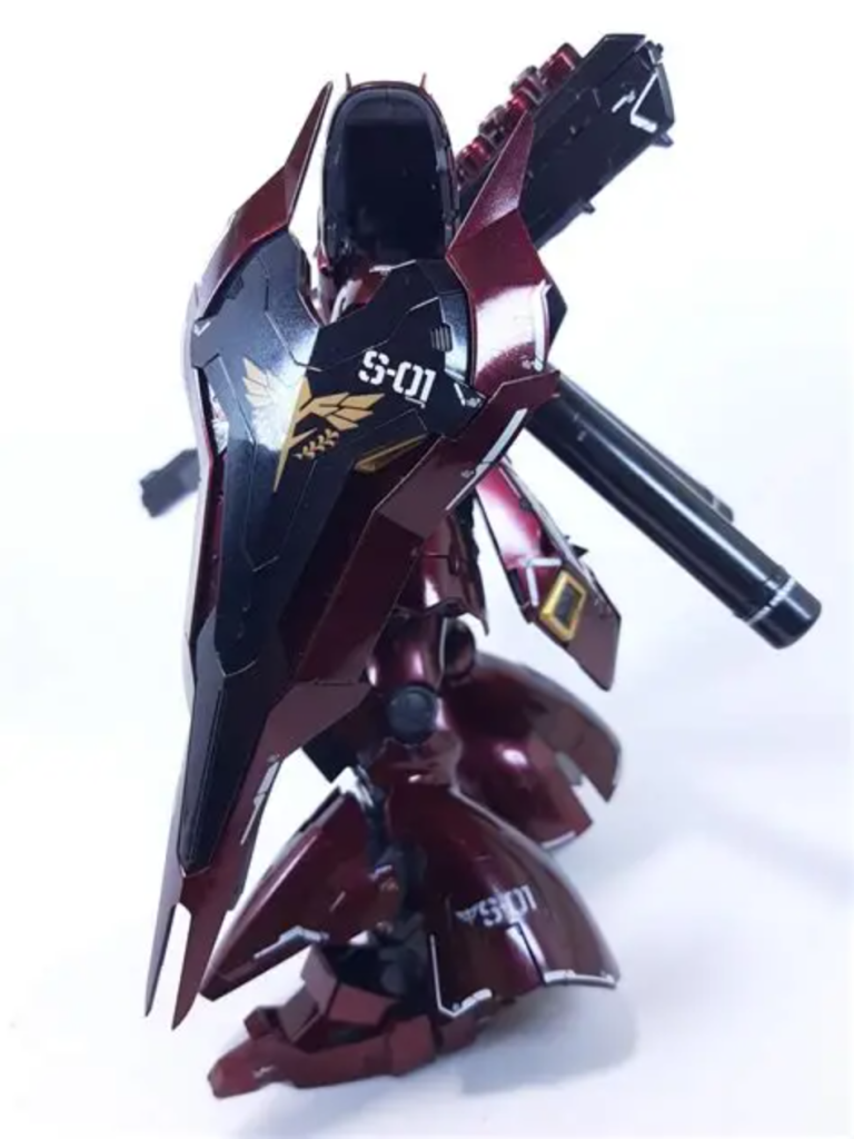 RG サザビー（メタリック塗装）–3枚目/制作者：孤独のプラモ