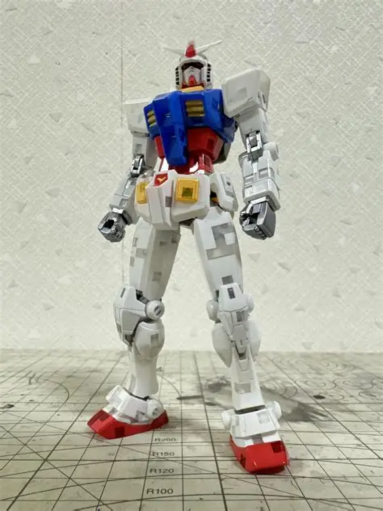 完成！部屋の明かりで撮影