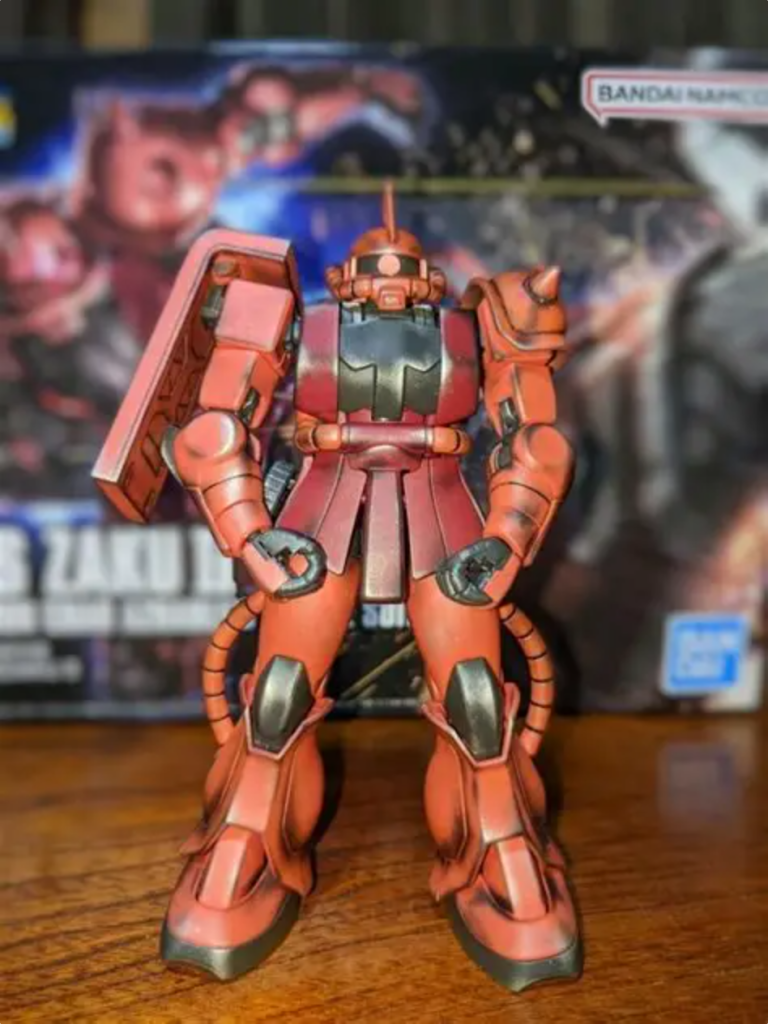 色鉛筆でトーン調整と汚し鉛筆でエッジ出しウェザリングマスターCのシルバーでドライブラシ楽しくなってやり過ぎウェザリングになりました(^_^;)