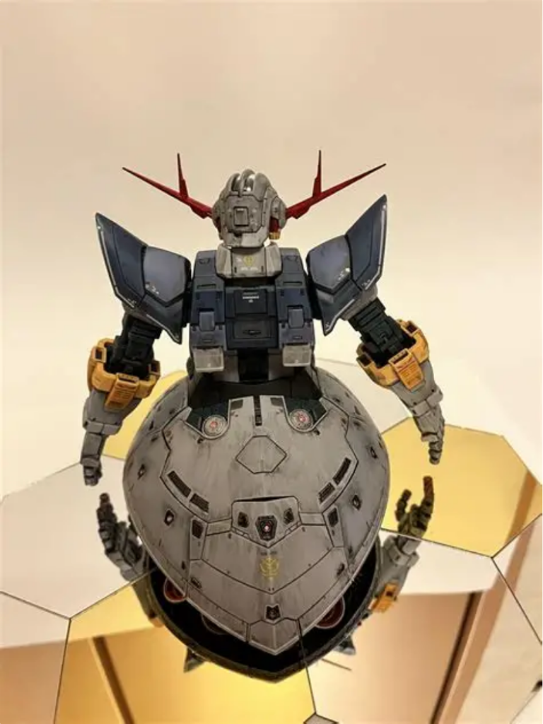 高速移動した時に出来るであろう汚しが我ながら上手くいったのではないかと思う。自画自賛です笑まあ、久しぶりのガンプラにしてはまあまあイケたかな？と続けて、他にもガンプラを作りかけているので、またいつかここにアップするかもしれません。では、また