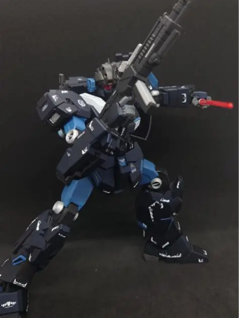 からのビームサーベル抜刀状態マニュピレーターがKaシリーズ同様なのでポロポロと…ポロポロと……(gundam-kao4)