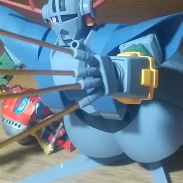 HGUC ジオング 成形色仕上げ(息子【7歳】作)