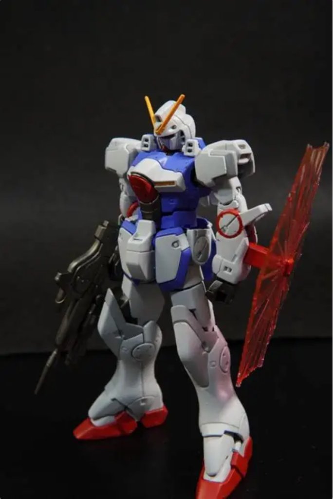 武器等一部紛失していたので、V2のビームライフルを代わりに持たせてみました。