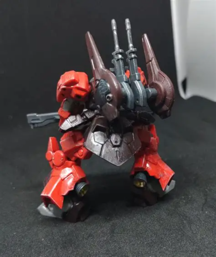 ドライブラシをかけてスミ入れしまして。