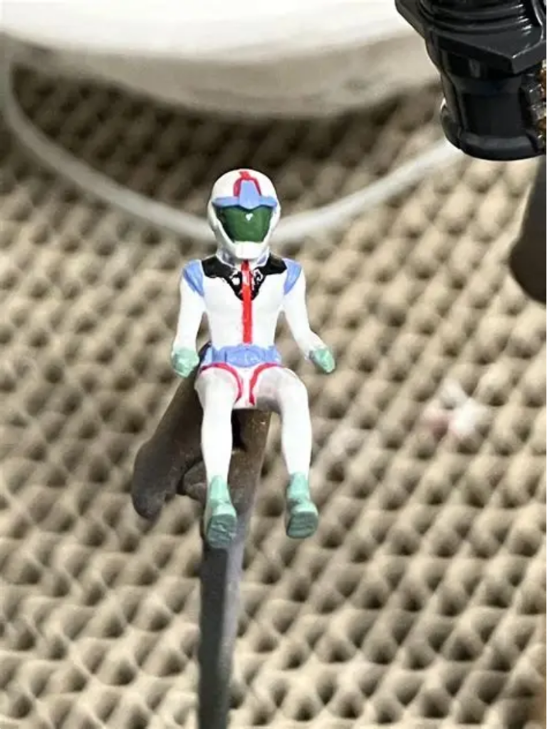 パイロットの筆塗りがまあプルプルしました