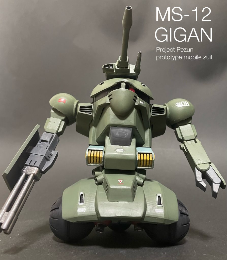 ザクタンク+水陸両用MS的なデザインでとても愛らしいシルエットです