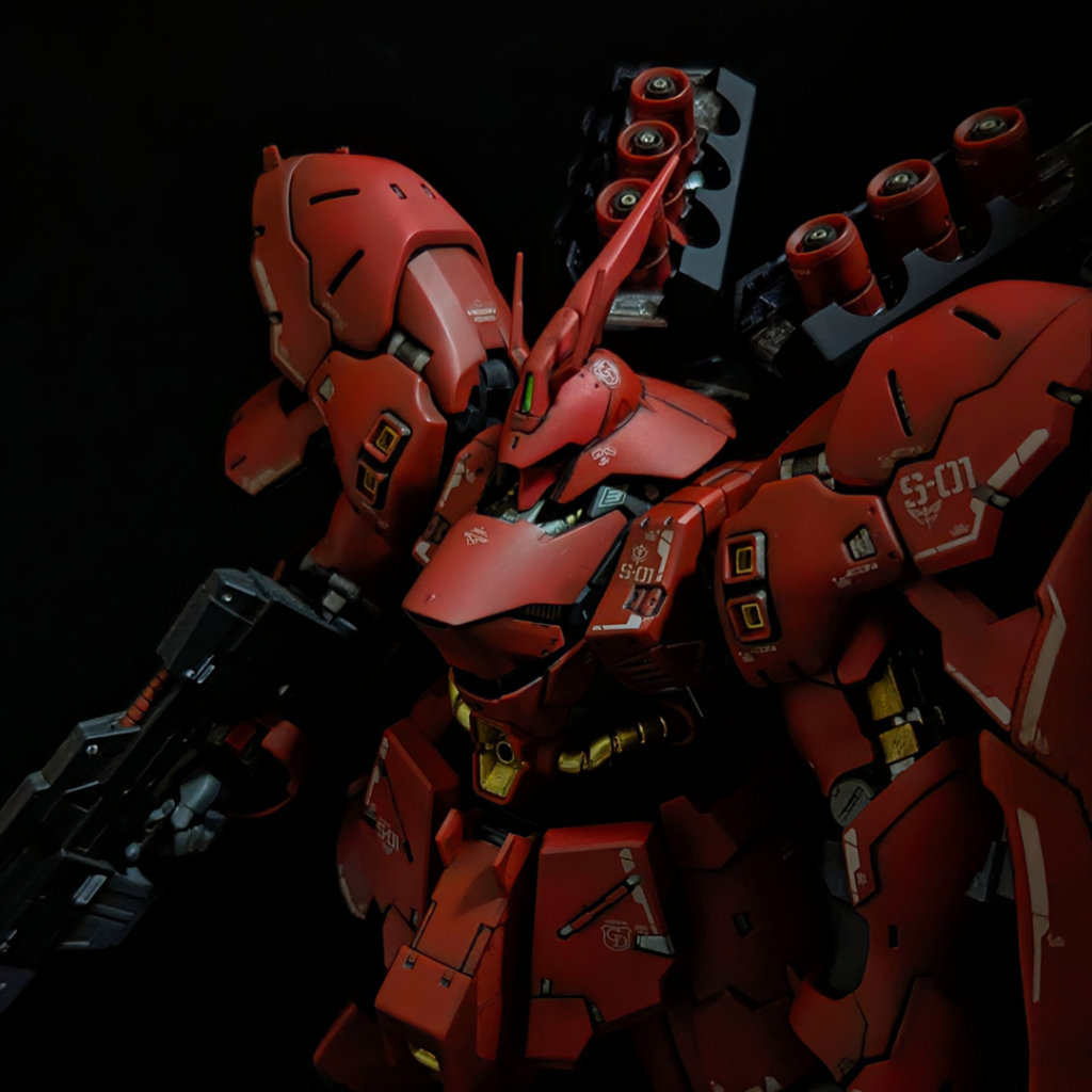 MSN-04 SAZABI｜Maccha_0421さんのガンプラ作品｜GUNSTA（ガンスタ）