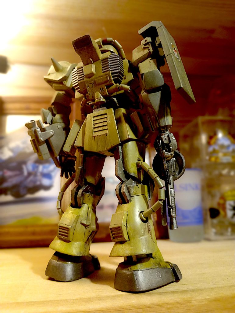 ザク デザートタイプ 旧キット　フル可動仕様–2枚目/制作者：jem77custom