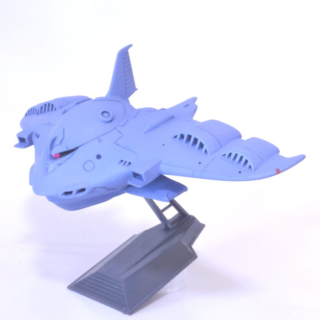 見てのとおり、ガウとのミキシングですが、おでこの意匠はガウをイメージしてプラバンで作りました。