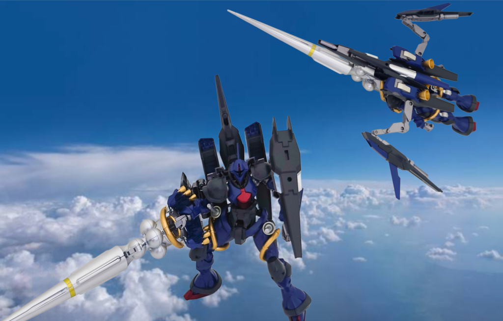 HG 可変試作実験機型ギャン(ハクジ装備）