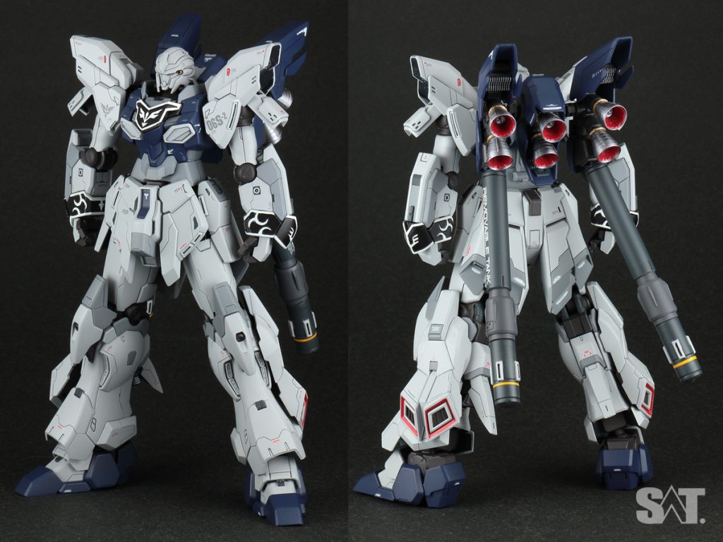HG 1/144 シナンジュ・スタイン(ナラティブ Ver.)&シナンジュ ヘッドディスプレイベース–2枚目/制作者:SAT
